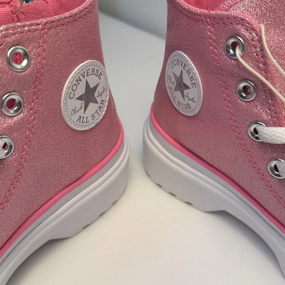 CONVERSE Chuck Taylor All Star Lugged Lift‎ Platform Prism Glitter size 3.5 girl
